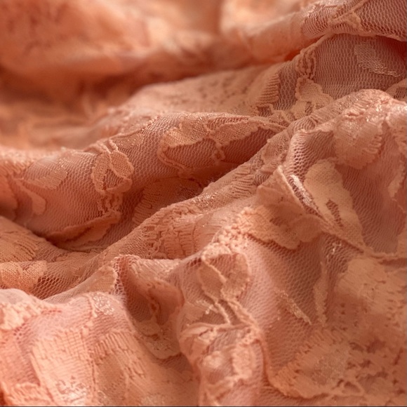 Peach Lace Dress - Picture 4 of 5